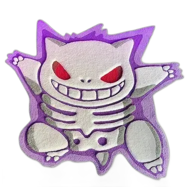 3D Skeleteon Gengar Carpet
