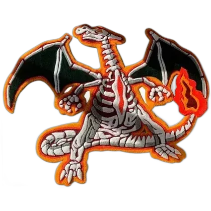 3D Skeleton Charizard Carpet