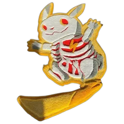 3D Skeleton Pikachu Carpet