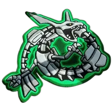 3D Skeleton Rayquaza Carpet