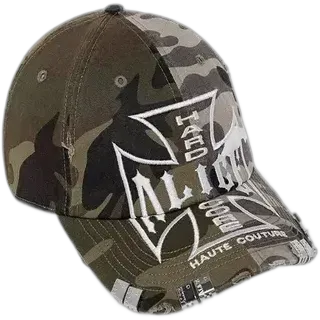 Alice Camo Rivet Cap