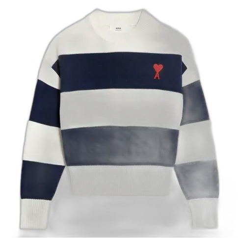 Ami Paris Striped Sweater