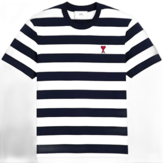 Ami Paris Striped Tee