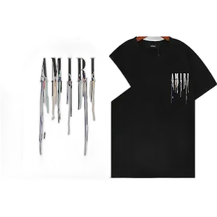 Amiri Dripping Paint Tee