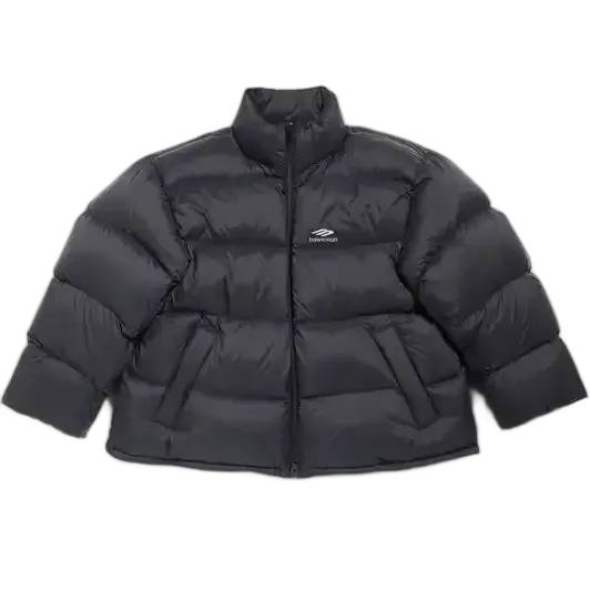 Balenciaga 3B Sports Icon Ski Puffer Black