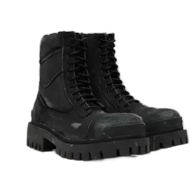 Balenciaga Combat Canvas Strike Boots