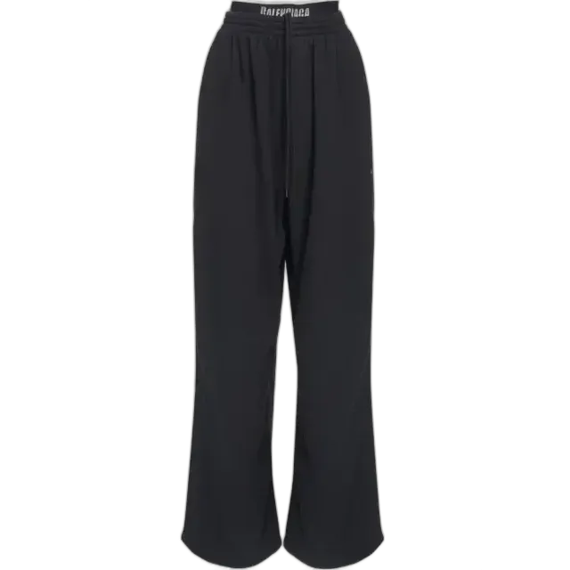 Balenciaga Double Waisted Sweatpants Black