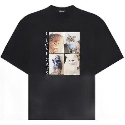 Balenciaga I Love Cats Tee