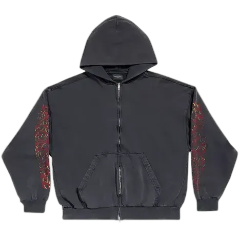 Balenciaga Off Shore Zip-Up Hoodie