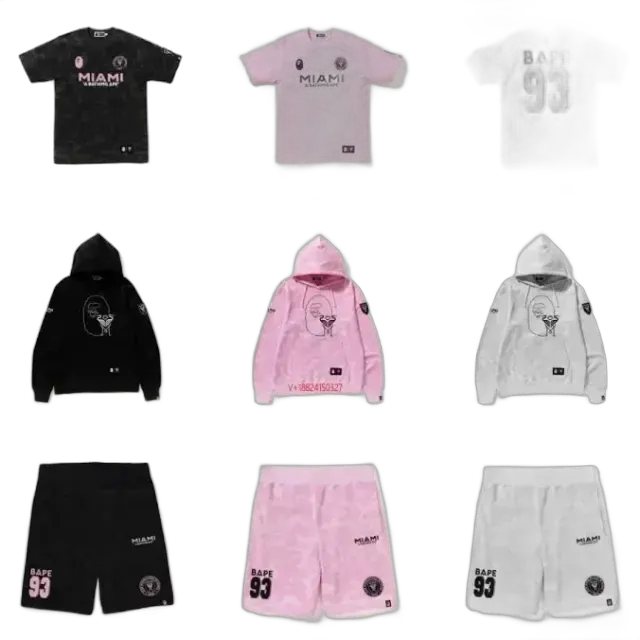 BAPE Miami Camo Hoodie and Shorts Set