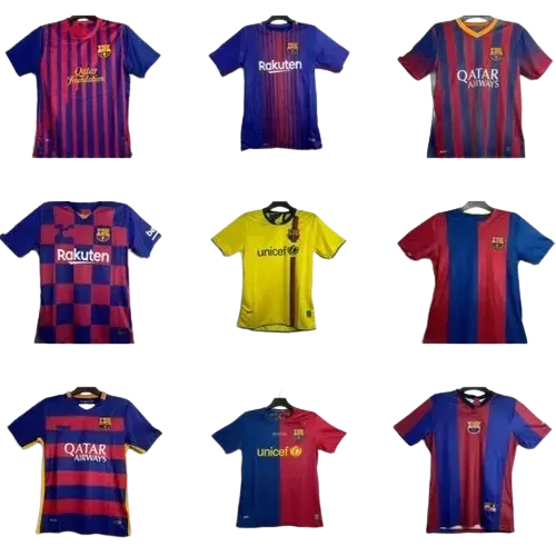 Barcelona Retro Football Jerseys 1992-2020 (31 Variants)