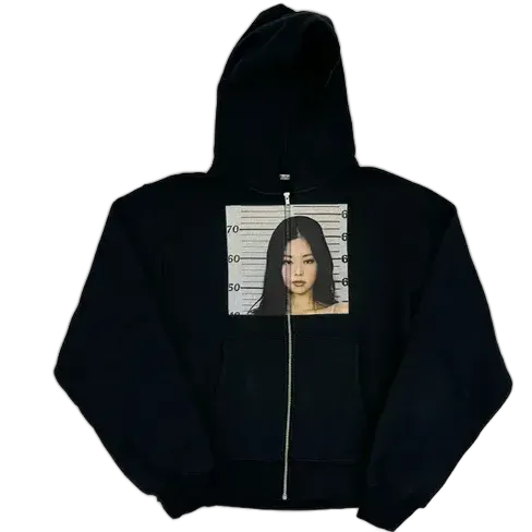 Blackpink Jennie Kim Zip-Up Hoodie