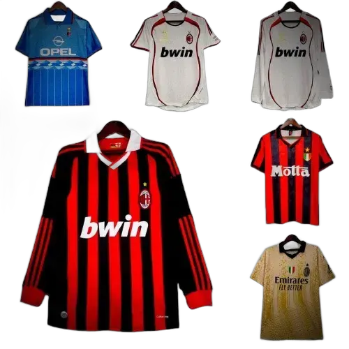 Bunch of AC Milan Football Jerseys (68 Variants)