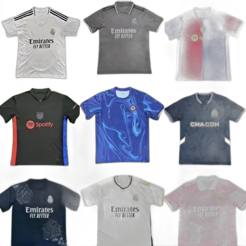 Bunch of Football Jerseys