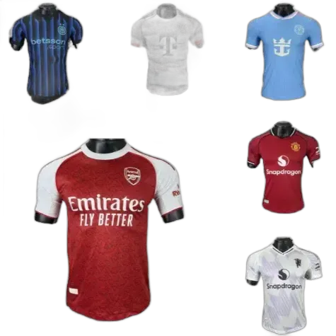 Bunch of Football Player Edition Jerseys #2 (64 Variants)
