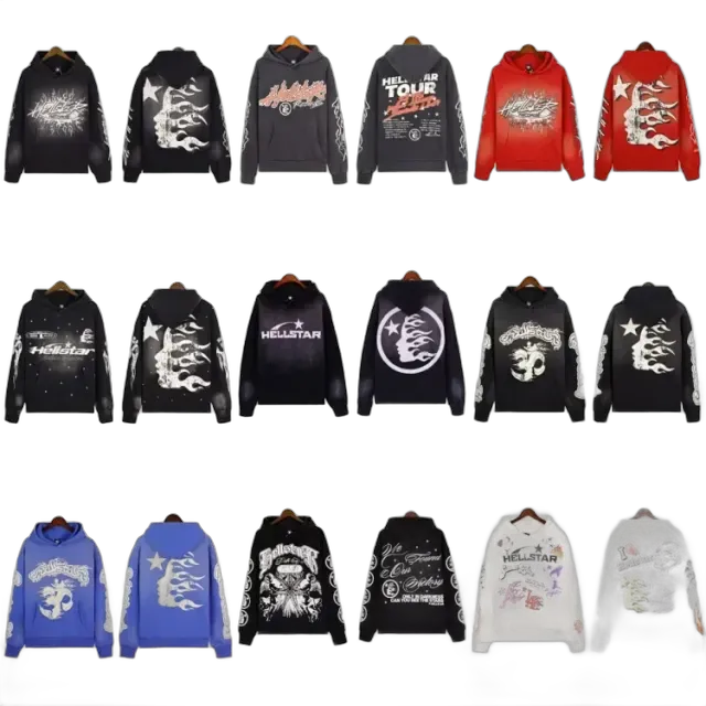 Bunch of Hellstar Graphic Hoodies