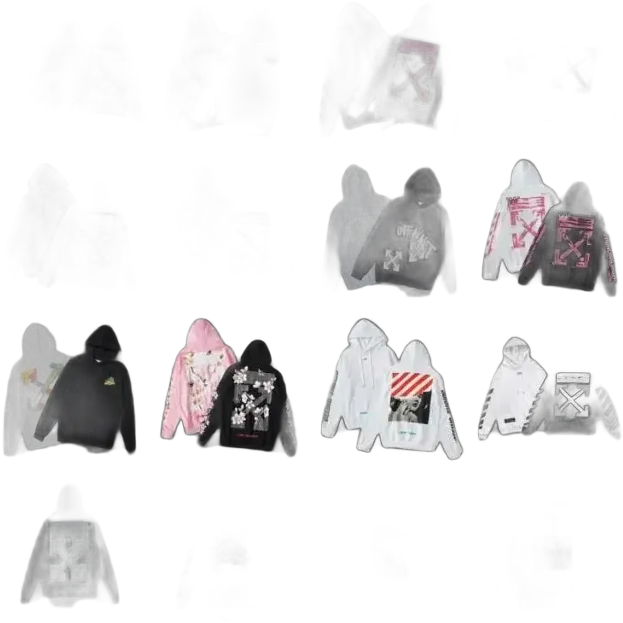 Bunch of Off-White Hoodies