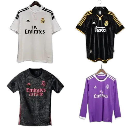 Bunch of Real Madrid Football Jerseys (79 Variants)