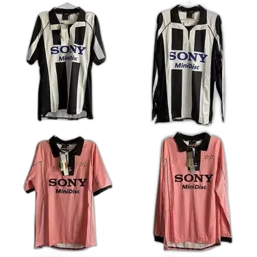 Bunch of Retro Juventus Football Jerseys (16 Variants