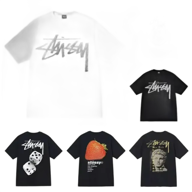 Bunch of St��ssy Graphic T-Shirts