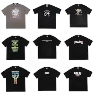 Bunch of Vetements Tees (40 Variants)