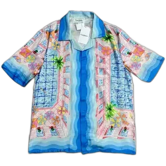 Casablanca Resort Short Sleeve Button Up Shirt