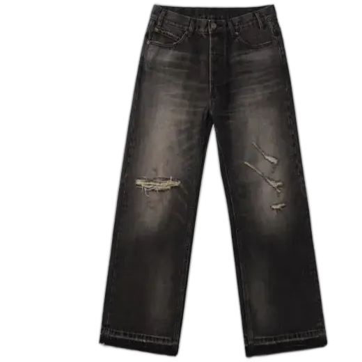 Celine Wesley Straight-Leg Distressed Jeans