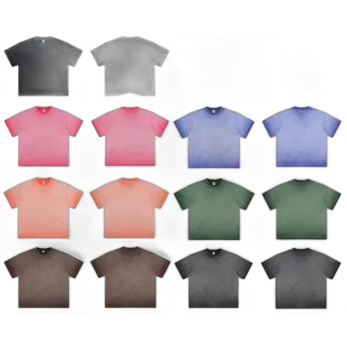 Cheap Unbranded Blank Washed Heavy Tees