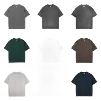 Cheap Unbranded Blank Washed Tees #1