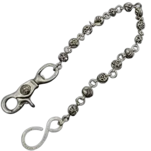 Chrome Hearts Cross Ball Wallet Chain