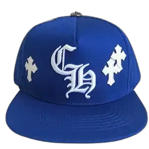 Chrome Hearts Blue Cross Patch Hat