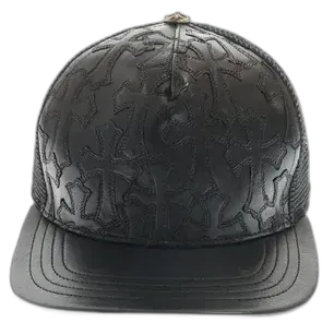 Chrome Hearts Black Cross Patch Hat