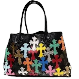 Chrome Hearts Multi-Color Cross Patch Bag