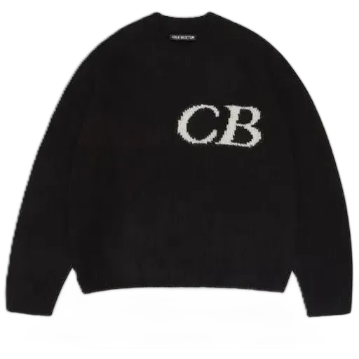 Cole Buxton CB Logo Knit Sweater