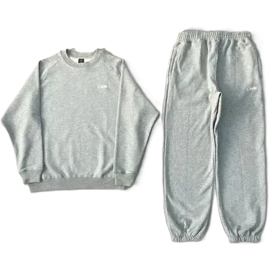 Corteiz Grey Zip-Up Sweater & Sweatpants
