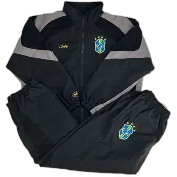 Corteiz Shuku Brazil Track Jacket + Pants Black