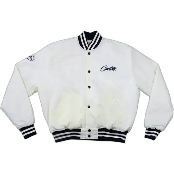 Corteiz Stadium Jacket White