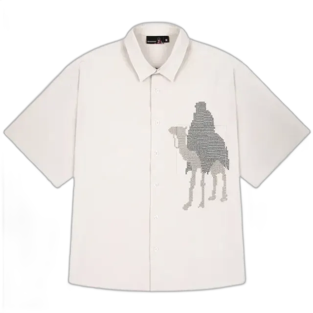 Derschutze Camel Button Up Shirt