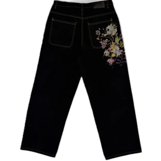 Derschutze Flower Jeans