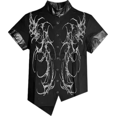 DETW Cyber Leather Shirt