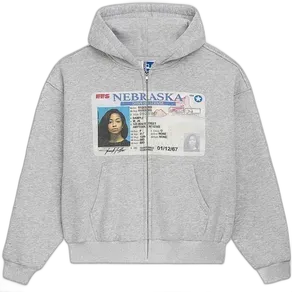 Driver License Zip-Up Hoodie