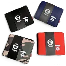 Embroided Aape Wallets (6 Variants)