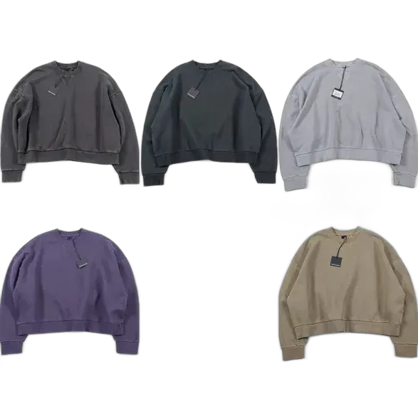 Entire Studios Washed Crewneck Sweaters (5 Variants)