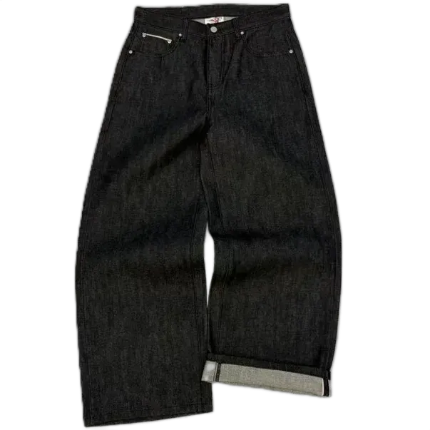 Firemade Raw Denim Japanese Selvedge Jeans Black