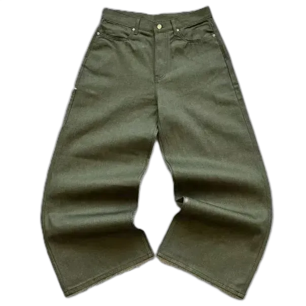 Firemade Raw Denim Selvedge Jeans Green