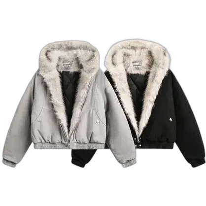 Flee GFN Hooded Faux Fur Jackets (2 Variants)