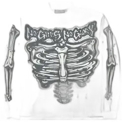 Hellstar Airbrushed Bones Longsleeve Tee