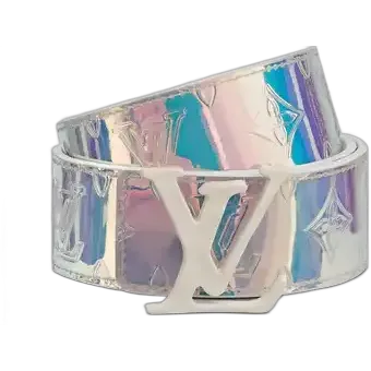 Holographic Louis Vuitton Belt