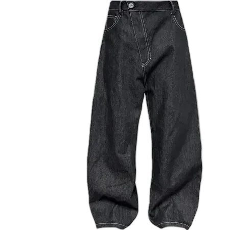JCAESAR 12oz Raw Denim Banana Jeans