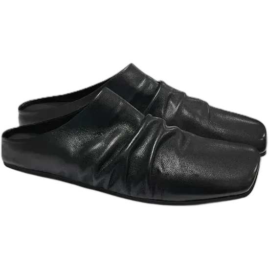 JCAESAR Leather Slip Ons